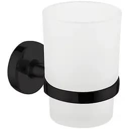 Склянка для ванної кімнати Volle Ronda de la noche 2535.220104 чорний матовий