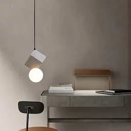 Підвіс Truzzo Quadro із сірим бетонним плафоном Line.F MJ 168/1 GR