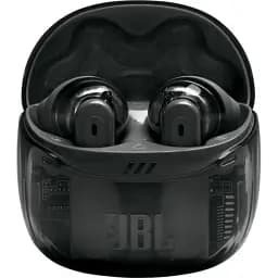 Навушники бездротові JBL Tune Flex 2, Ghost Black, Bluetooth, мікрофон, акумулятор 55 mAh (JBLTFLEX2GBLK) - мініатюра 2