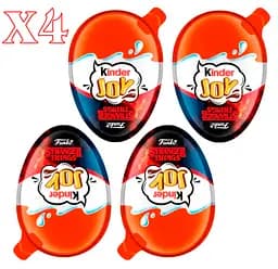 Комплект шоколадних яєць Kinder Joy Funko Netflix Stranger Things 4 шт по 20 г