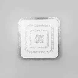 Cвітильник LED з прозорим акриловим розсіювачем 35х35 см | Line F | Арт. 2234-350 Q WT