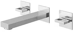 Змішувач для умивальника Kohlman Nexen chrome + BOX прихованого монтажу QW190U Хром