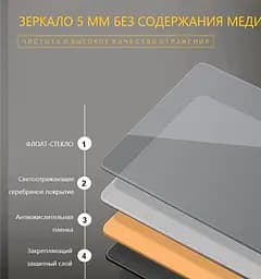 Дзеркало Dusel DE-M4031, Білий - мініатюра 6