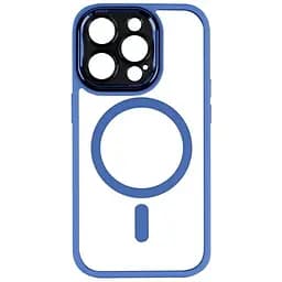 Чохол Creative TPU PC Metal Calais MagSafe Apple iPhone 15 Pro Light Blue