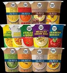 Street Soup ALL SOUP SET — набір крем-супів у стаканах, 13 шт.