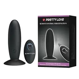 Анальная пробка PRETTY LOVE REMOTE CONTROL VIBRATING PLUG 12 function PRETTY LOVE BI-040045W 100323