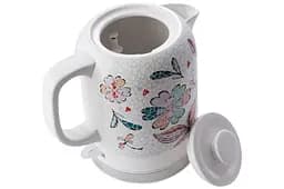 Електрочайник керамічний Maestro MR-068-Flowers 1.5л 1500 Вт білий - мініатюра 2