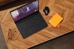Ноутбук HP OMEN 15-en1009ua 15.6FHD IPS 144Hz/AMD R5 5600H/16/1024F/NVD3060-6/DOS/Silver (422N3EA) - мініатюра 2