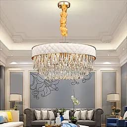 Красива кришталева люстра в спальню Art 88205/600WH - мініатюра 2