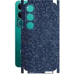 Защитная пленка StatusSKIN для Vivo Y300 5G Корпус Винил Соты синие