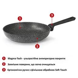 Сковорода Flonal Pietra Lavica 28 см (PLIPP2880) - мініатюра 9