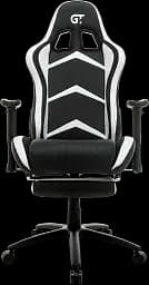 Геймерське крісло GT Racer чорне з білим (X-2534-F Black/White) - мініатюра 2