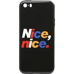 Чохол-накладка Toto Cartoon Print Glass Case Apple iPhone SE/5s/5 Nice nice