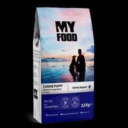 Сухий корм Myfood Супердля цуценят середніх та великих порід з Ягням та Рисом 2,5 кг