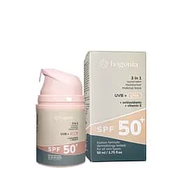 Крем для лица солнцезащитный Bogenia SPF 50+ 3 в 1 Sunscreen Face Cream BG422, 50 мл