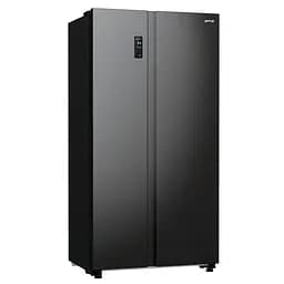 Холодильник SBS Gorenje 179х67х92см 2 двери 356(191) л А++ NF+ черный (NRR9185EABXL)