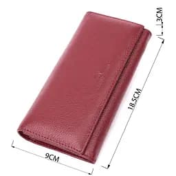Жіночий гаманець з натуральної шкіри ST Leather 18.5х9х3 см acs0029639 - мініатюра 3