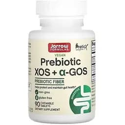 Пребіотик XOS + a-GOS Jarrow Formulas пребіотична клітковина 90 жувальних таблеток