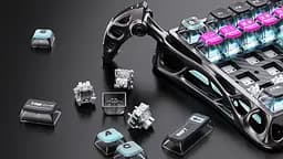 Клавіатура GravaStar Mercury V75 Pro 80keys Magnetic Jade Gaming 8K USB-A RGB Cyberpunk (GS_V75_PRO_RM_EGRY) - мініатюра 8
