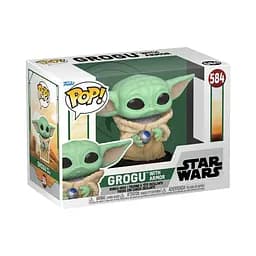 Фігурка Funko Pop Фанко Поп Мандалорець Зіркові війни Грогу The Mandalorian Grogu 10 см SW BY 584 - мініатюра 3