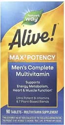 Вітаміни та мінерали Nature's Way Alive! Max3 Potency Men's, 90 таблеток