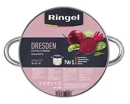 Каструля RINGEL Dresden (13 л) 30 см висока нержавіюча сталь ㅤ ㅤ - мініатюра 3