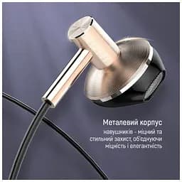 Навушники ColorWay Slim 3.5 mm Wired Earphone Blast 2 Black (CW-WD02BK) - мініатюра 11