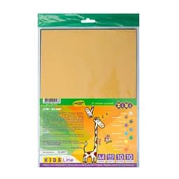 Набор бумаги цветной бархатной, ZB.1913 ZiBi 10 листов: 10 цветов (3086126604589)