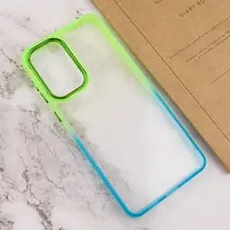 Чохол TPU+PC Fresh sip series для Xiaomi Redmi Note 11 Pro 4G/5G / 12 Pro 4G Бірюзовий / Лимонний - мініатюра 3
