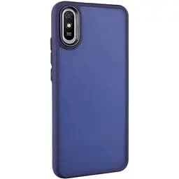Чехол Epik TPU+PC Lyon Frosted для Xiaomi Redmi 9A Navy Blue