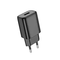 Адаптер сетевой Hoco Solid single Port charger C134A | 1USB, 12W/2.4A |