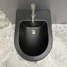 Підвісне біде VBI Vulcano black matt VBI-020413, Чорний матовий - мініатюра 5