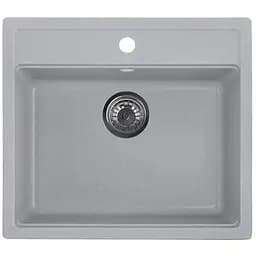Кухонна мийка Zerix ZS-5751S-09 gray ZX4599, Сірий