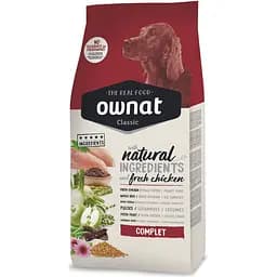 Сухий корм Ownat Classic Complet для дорослих собак, з куркою, 20 кг