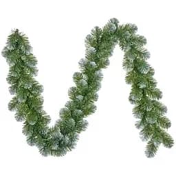 Гирлянда декоративная Black Box Trees Norton искусственная с эффектом покрытия инеем 270 см зелено-белая (8718861288995)