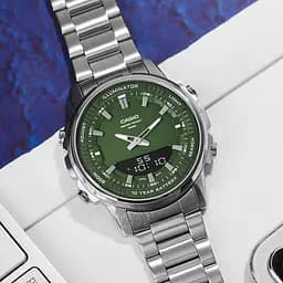 Чоловічий годинник Casio AMW-880D-3A Сріблястий ( AT1141-0223 ) - мініатюра 4