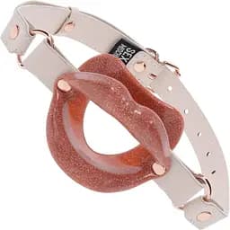 Кляп Sex & Mischief Peaches 'n CreaMe Silicone Lips персиковый