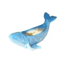 Ароматична свічка в гіпсовому кашпо "Кит" Spokiy SP2377 Синій 100 г