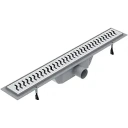 Душевой канал Volle с решеткой Волна 600 мм 90-22-603