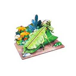 Дерев'яний пазл 3D "Phylliidae" Bambi 68038W 58 деталей