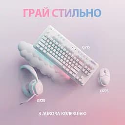 Клавіатура Logitech G715 TKL Wireless RGB GX Linear Off-White (920-010692) - мініатюра 8