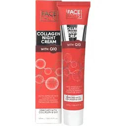 Ночной крем для лица Face Facts Collagen Night Cream With Q10 с коллагеном и коэнзимом Q10 50 мл
