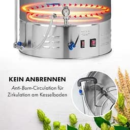 Пивоварня Klarstein Brauheld Pro 70 л (10035516) - мініатюра 7