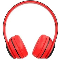 Беспроводные наушники Borofone BO4, BT5.0, AUX, 200mAh, 5h, red