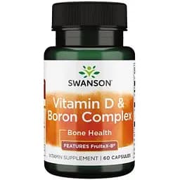 Вітамін D та бор Swanson Vitamin D Boron Complex 60 капсул