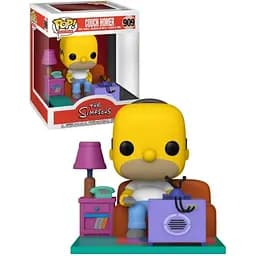 Фигурка Funko Pop Фанко Поп Deluxe The Simpsons: COUCH HOMER WATCHING TV 909 10 см S M 909
