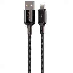 Кабель Proove Dense Metal USB to Lightning 2.4A (2m) black (CCDM20001121)