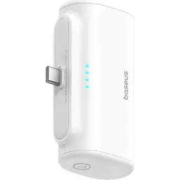 Зовнішній акумулятор Baseus Compact Type-C Edition 5000mAh 20W White (P10068306213-00) [132859] - мініатюра 3