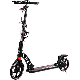 Самокат Best Scooter складной 49х14х93-103 см Черно-красный 000231306