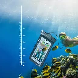 Водонепроникний чохол UGREEN Waterproof Phone Pouch Clear/Black [LP186] [69039] - мініатюра 9
